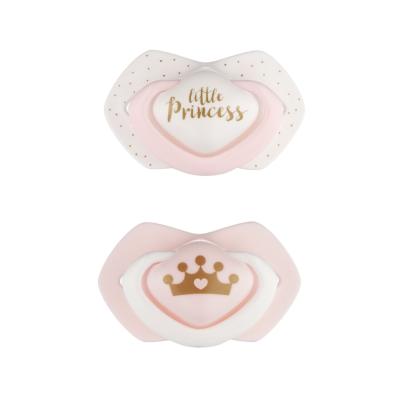 Canpol babies Royal Baby Light Touch Little Princess 6-18m Schnuller für Kinder 2 St.