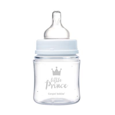 Canpol babies Royal Baby Easy Start Anti-Colic Bottle Little Prince 0m+ Babyflasche für Kinder 120 ml