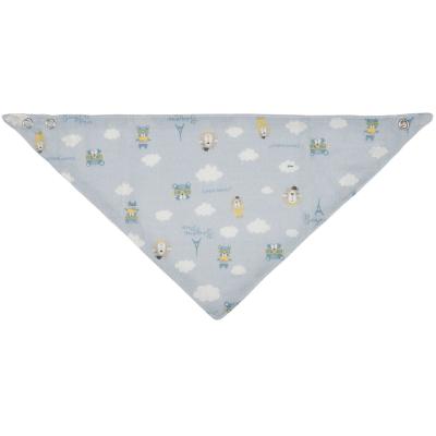 Canpol babies Bonjour Paris Muslin Bib Blue Lätzchen für Kinder 2 St.