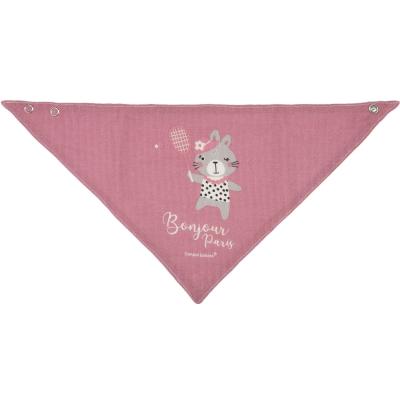 Canpol babies Bonjour Paris Muslin Bib Pink Lätzchen für Kinder 2 St.