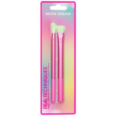 Real Techniques Neon Dream Blend + Shade Eye Duo Brush Pinsel für Frauen Set