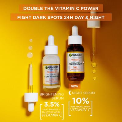 Garnier Skin Naturals Vitamin C Brightening Night Serum Gesichtsserum für Frauen 30 ml