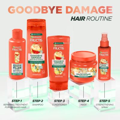 Garnier Fructis Goodbye Damage Keratin 10-In-1 Leave-In Pflege ohne Ausspülen für Frauen 150 ml