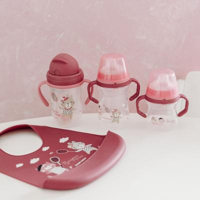 Canpol babies Bonjour Paris First Cup Pink 6m+ Trinkbecher für Kinder 250 ml