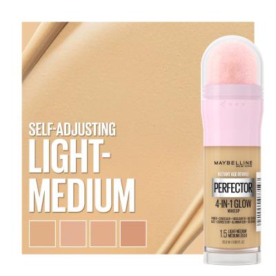 Maybelline Instant Anti-Age Perfector 4-In-1 Glow Foundation für Frauen 20 ml Farbton  1.5 Light Medium