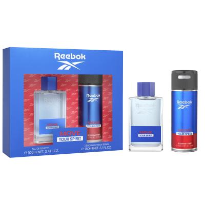 Reebok Move Your Spirit Geschenkset Eau de Toilette 100 ml + Deodorant 150 ml