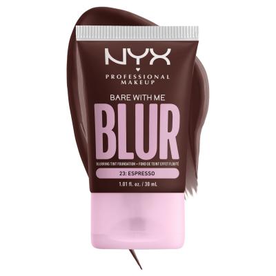 NYX Professional Makeup Bare With Me Blur Tint Foundation Foundation für Frauen 30 ml Farbton  23 Espresso