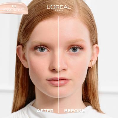 L&#039;Oréal Paris True Match Nude Plumping Tinted Serum Foundation für Frauen 30 ml Farbton  1-2 Rosy Light