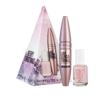 Maybelline Merry Christmas! Gift Set Geschenkset Maybelline Lash Sensational Mascara 9,5 ml + Essie Nagellack 13,5 ml 13 Mademoiselle