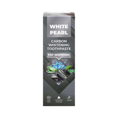 White Pearl PAP Carbon Whitening Toothpaste Zahnpasta 75 ml