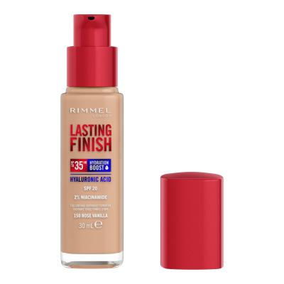 Rimmel London Lasting Finish 35H SPF20 Foundation für Frauen 30 ml Farbton  150 Rose Vanilla