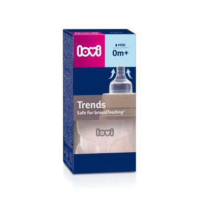 LOVI Trends Bottle 0m+ Pink Babyflasche für Kinder 120 ml