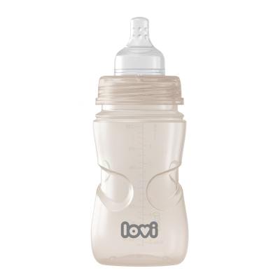 LOVI Trends Bottle 3m+ Beige Babyflasche für Kinder 250 ml