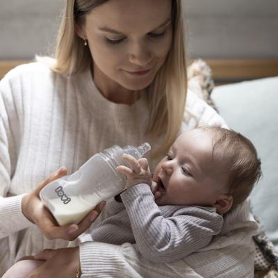 LOVI Trends Bottle 3m+ Beige Babyflasche für Kinder 250 ml