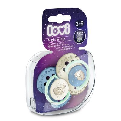 LOVI Night &amp; Day Dynamic Soother Boy 3-6m Schnuller für Kinder 2 St.