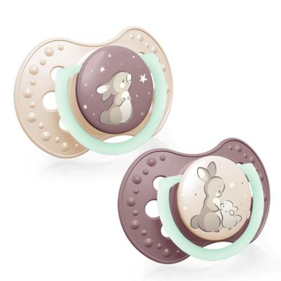 LOVI Night &amp; Day Dynamic Soother Girl 3-6m Schnuller für Kinder 2 St.