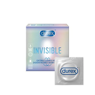 Durex Invisible Extra Lubricated Kondom für Herren Set