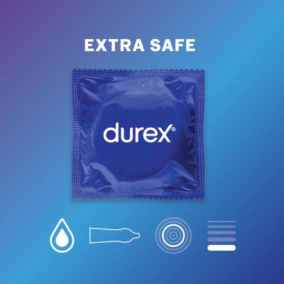 Durex Extra Safe Thicker Kondom für Herren Set