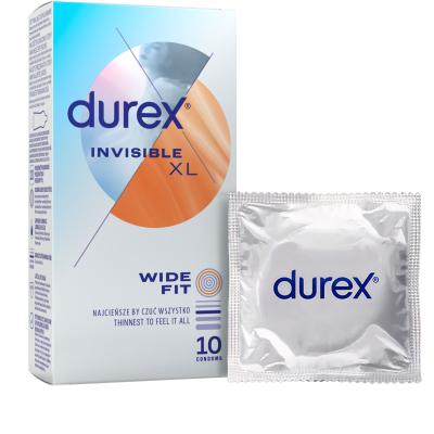 Durex Invisible XL Kondom für Herren Set