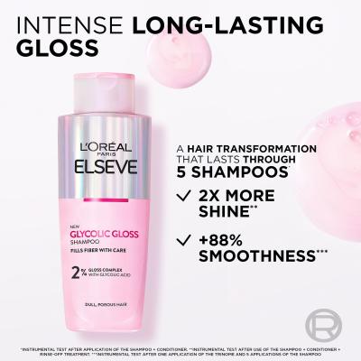 L&#039;Oréal Paris Elseve Glycolic Gloss Shampoo Shampoo für Frauen 200 ml