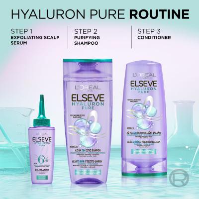 L&#039;Oréal Paris Elseve Hyaluron Pure Shampoo für Frauen 250 ml