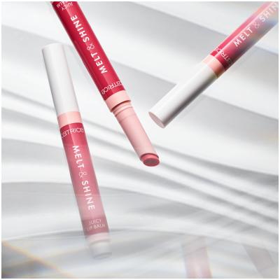 Catrice Melt &amp; Shine Juicy Lip Balm Lippenbalsam für Frauen 1,3 g Farbton  020 Beach Blossom