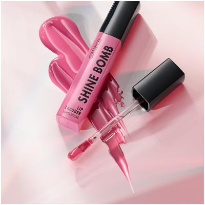 Catrice Shine Bomb Lip Lacquer Lippenstift für Frauen 3 ml Farbton  060 Pinky Promise