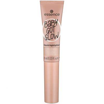 Essence Baby Got Glow Liquid Highlighter Highlighter für Frauen 10 ml Farbton  10 Sassy In Silk