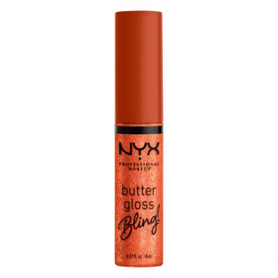 NYX Professional Makeup Butter Gloss Bling Lipgloss für Frauen 8 ml Farbton  06 Shimmer Down