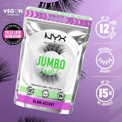 NYX Professional Makeup Jumbo Lash! Glam Accent Falsche Wimpern für Frauen 1 St.