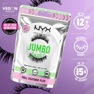 NYX Professional Makeup Jumbo Lash! Full Feather Flex Falsche Wimpern für Frauen 1 St.