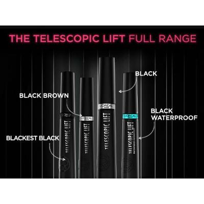 L&#039;Oréal Paris Telescopic Lift Waterproof Mascara für Frauen 8 ml Farbton  Black