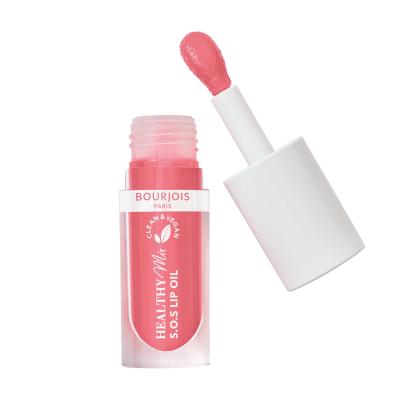 BOURJOIS Paris Healthy Mix Clean &amp; Vegan S.O.S Lip Oil Lippenöl für Frauen 4,5 ml Farbton  4 Pink Passion