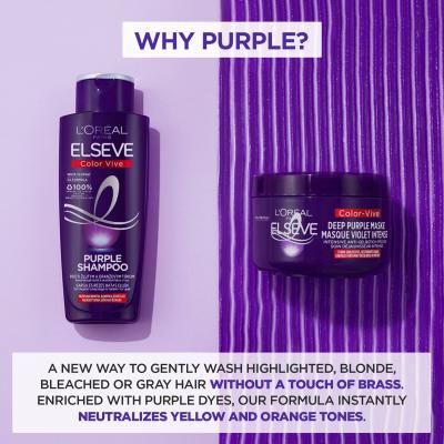 L&#039;Oréal Paris Elseve Color-Vive Deep Purple Mask Haarmaske für Frauen 250 ml