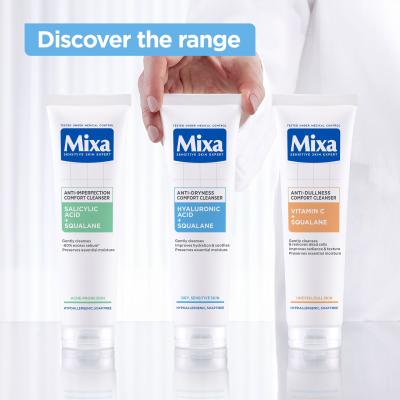 Mixa Hyaluronic Acid + Squalane Anti-Dryness Comfort Cleanser Reinigungsgel für Frauen 150 ml