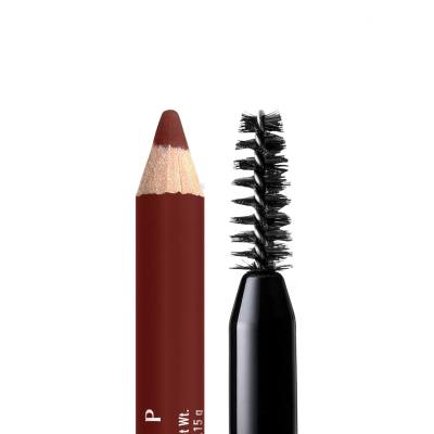 NYX Professional Makeup Powder Louder Brow Pencil Augenbrauenstift für Frauen 1,15 g Farbton  04 Black Cherry