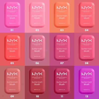 NYX Professional Makeup Buttermelt Blush Rouge für Frauen 5 g Farbton  01 My Butta Half