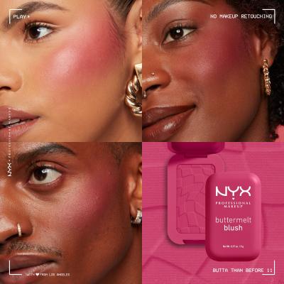 NYX Professional Makeup Buttermelt Blush Rouge für Frauen 5 g Farbton  11 Butta Than Before