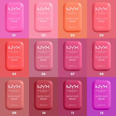 NYX Professional Makeup Buttermelt Blush Rouge für Frauen 5 g Farbton  06 For The Butta