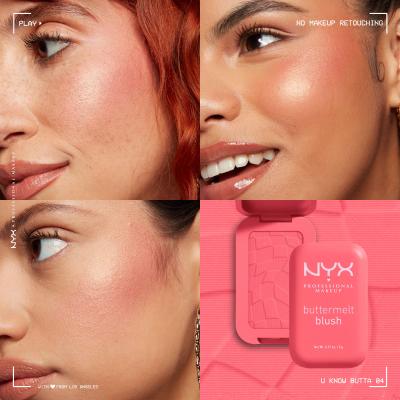 NYX Professional Makeup Buttermelt Blush Rouge für Frauen 5 g Farbton  04 You Know Butta