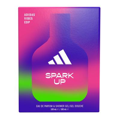 Adidas Vibes Spark Up Geschenkset Eau de Parfum 100 ml + Duschgel 100 ml