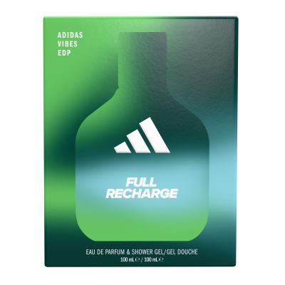 Adidas Vibes Full Recharge Geschenkset Eau de Parfum 100 ml + Duschgel 100 ml