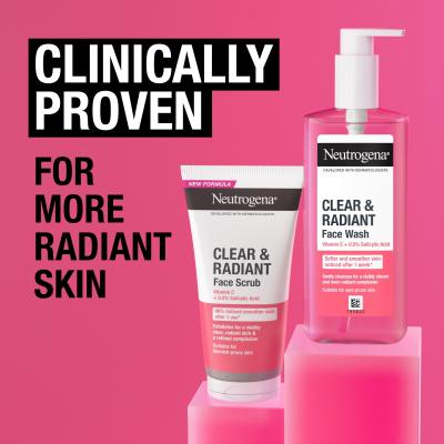 Neutrogena Clear &amp; Radiant Face Wash Reinigungsgel 200 ml