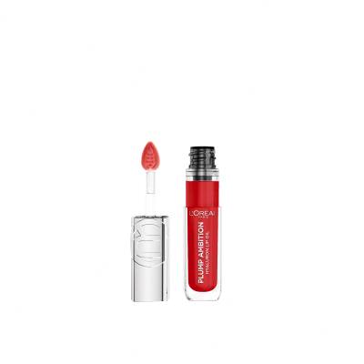 L&#039;Oréal Paris Plump Ambition Hyaluron Lip Oil Lippenöl für Frauen 5 ml Farbton  380 Rouge In Love