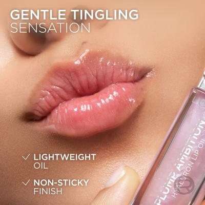 L&#039;Oréal Paris Plump Ambition Hyaluron Lip Oil Lippenöl für Frauen 5 ml Farbton  650 Nude Macaron