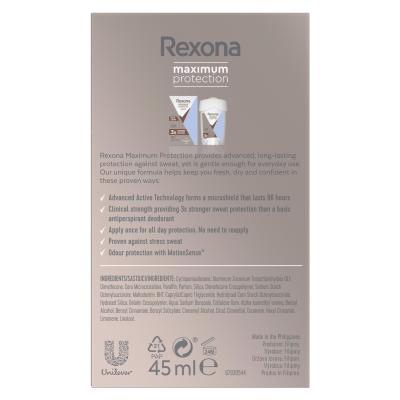 Rexona Maximum Protection Clean Scent Antiperspirant für Frauen 45 ml