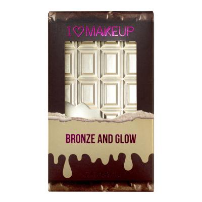 Makeup Revolution London I Heart Makeup Chocolate Duo Palette Bronzer für Frauen 11 g Farbton  Bronze And Glow