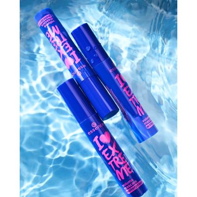 Essence I Love Extreme Volume Waterproof Mascara für Frauen 12 ml Farbton  Ultra Black