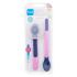 MAM Heat Sensitive Spoons & Cover 6m+ Pink Geschirr für Kinder Set