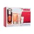 Clarins Double Serum & Extra-Firming Collection Geschenkset Gesichtsserum Double Serum 50 ml + Tagescreme Extra-Firming Energy 15 ml + Nachtcreme Extra-Firming Nuit 15 ml + Make-up-Grundierung SOS Primer 5 ml + Rote Kosmetiktasche